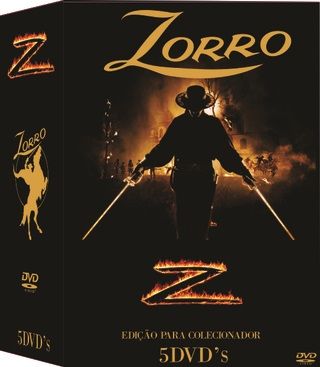 box zorro com 05 dvd,s primeira t.p.d